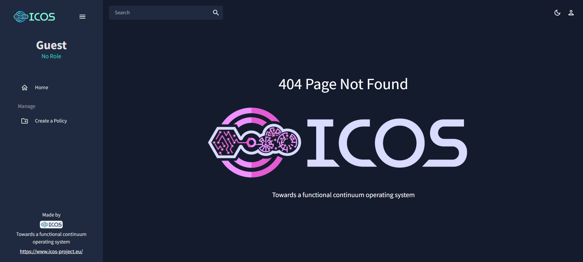 404 Error Page